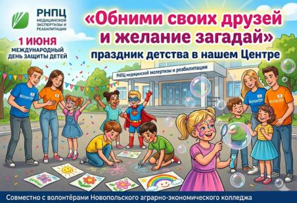 «Обними своих друзей и желание загадай»: праздник детства в нашем Центре
